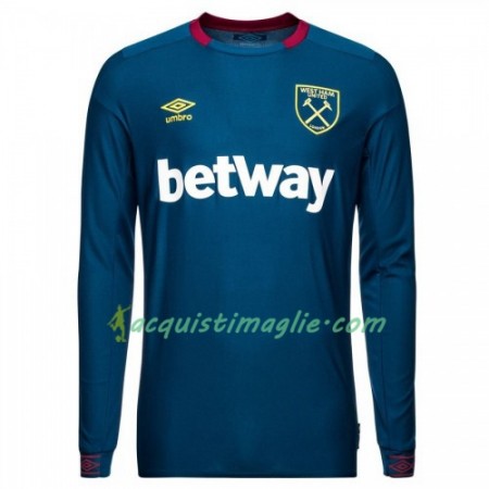 Divisa di Calcio West Ham United Trasferta 2018/2019 Manica Lunga